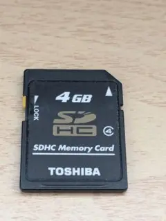 送料無料 TOSHIBA 4GB SDカード
