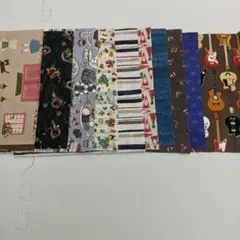 ★A28★カットクロス/プリント生地/国産/25cm×25cm/10点