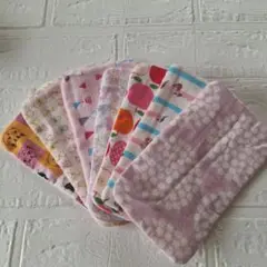 ６重ガーゼミニハンカチ　7枚セット