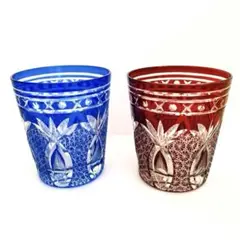 切子　グラス　備前ガラス