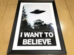 送料込み）「I WANT TO BELIEVE」ポスター　X-FILES