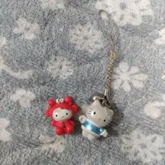 キティ ストラップセット　フェアリー　カニ