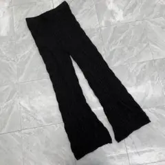 SOCULLA レース ワイドパンツ ブラック サイズ2 シンプル オシャレ