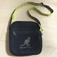 【美品】KANGOL カンゴール ショルダーバッグ メンズ 黒