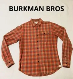 Burkman Bros バークマンブロス　厚めネルシャツ