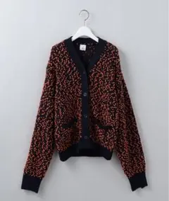 <6(ROKU)>POMPOM CARDIGAN/カーディガン