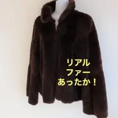 リアルファー 毛皮 ラビット インナージャケット
