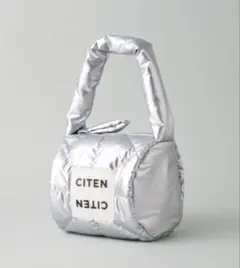 ＜CITEN＞パデッド ドラムバッグ ハーフ　シルバー