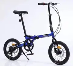 ★超レア品 ミニベロ 折り畳み自転車【16インチ】前後ディスクブレーキ★