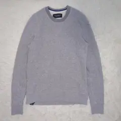 【極美品】DENHAM デンハム スウェット 前V ラグラン 無地