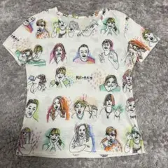 pleats please プリーツプリーズ イッセイミヤケ Tシャツ 顔柄