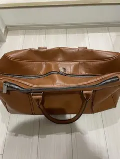 美品　希少　ZARA MAN リアルレザーボストンバッグ　ネイビーブラック m28026281989_1.jpg?1734611309