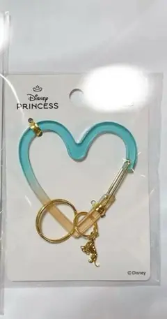 プリンセス ジャスミン　ハート型　カラビナグラデーション