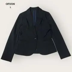 OFUON フォーマル ベーシック ジャケット ブラック L