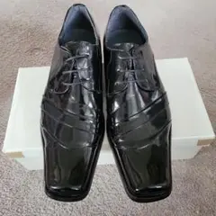 Alberto Puccini 黒 ドレスシューズ 43中古品27.5cm