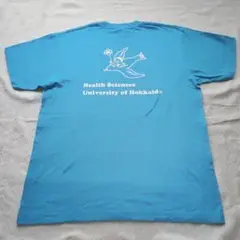 北海道医療大学 Tシャツ Mサイズ 青《未使用》