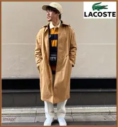 【M】定価6万■新品■現行品■LACOSTE■ステンカラーコート