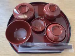 【美品】お食い初め食器セット　往馬大社