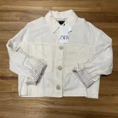 ZARA リネンジャケット M