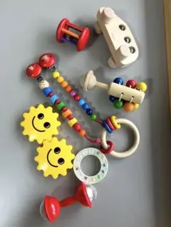 ネフ社 リングリィリング ドリオ ベビーチェーン ボーネルンドツインラトル 知育