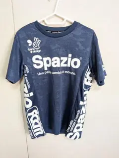 Spazio ネイビー カモフラージュシャツ