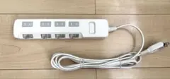 エレコム ELECOM 電源コード 配線タップ 2m