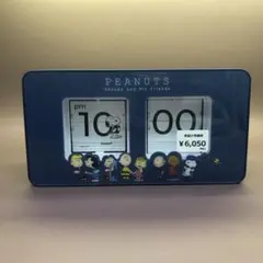 PEANUTS スヌーピー 置時計 ネイビー