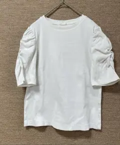 GU リブボリュームスリーブコンパクトT(半袖) 2枚セット