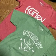 Hurley Tシャツ2枚セット（レッド・グリーン）