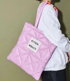 新品！前田豆コ✕CITENコラボ　限定グラフィックバッグハンドルカバー付トート