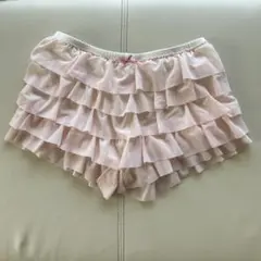 福助フリル 5段 ピンク アンダースコート Lサイズ レア