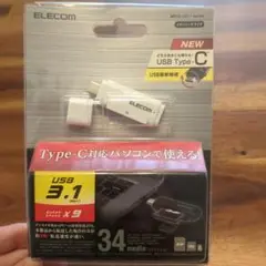 ELECOM USB Type-C メモリリーダー MR3C-D011
