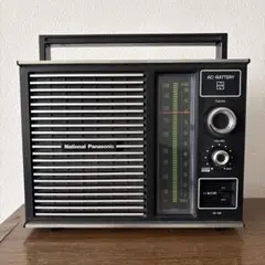 National RE-195 ラジオ (AC・バッテリー対応)
昭和レトロ National Panasonic ナショナル RE-195 ラジオ ジャンク - メルカリ