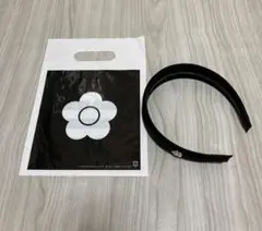 マリークワント MARY QUANT カチューシャ ブラック ショッパー付