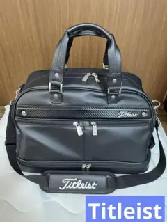 ブサイクマル様限定　Titleist ボストンバック AJBB67 黒 Titleist ボストンバッグ 2wayショルダーバッグ 黒 タイトリスト