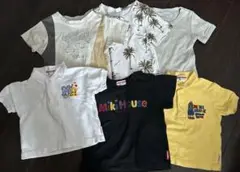 ミキハウス　男の子　Tシャツ　半袖トップス　夏服　6枚セット　まとめ売り　90