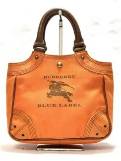 Burberry バーバリーブルーレーベル キャンバスレザーバッグ