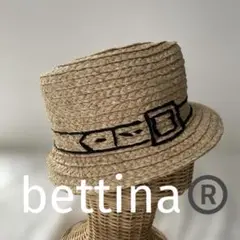 bettina MADE IN ITALY ベッティーナ　ストローハット