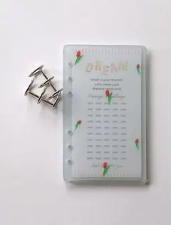 レジン バインダー　A6　saving challenge セービング　貯金