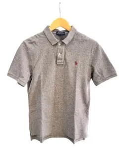 美品 POLO ポロ ラルフローレン ポロシャツ グレー 半袖夏服ゴルフ