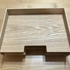 無印良品 木製書類整理トレー A4 2段