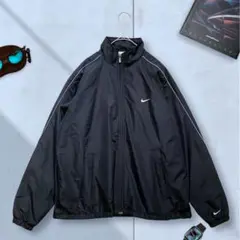 《Nike》 ナイロンジャケット L 黒 nylon shell jacket