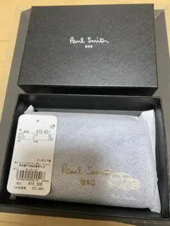 Paul Smith Mini×PaulSmithミニエンボスキーケース ブルー