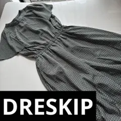 ドレスキップ　レトロ　クラシックワンピース　L