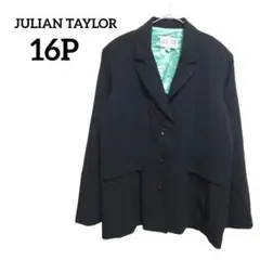 JULIAN TAYLOR 【16P】 ネイビーテーラードジャケット ストレッチ