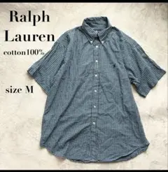 Ralph Lauren 半袖チェックシャツ M