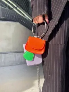 who’swhogallerySix M カラフルミニバッグ値下げしました