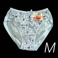 水色　カジュアル　パンティー　スキャンティ　清楚　コットンショーツ　１枚　M