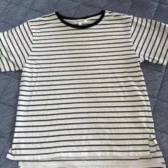 ストライプ 半袖Tシャツ　M