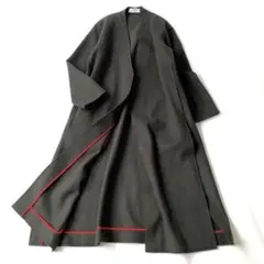 LACHEMENT ラシュモン ロングコート 定価11万 ウールカシミヤ カーキ